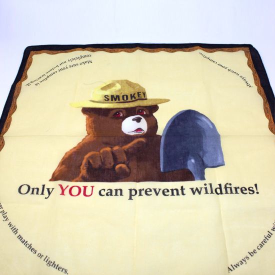 Picture of Smokey Bear Bandanas (Cotton)(Currently Out of Stock, Due in on 09/15/2026)