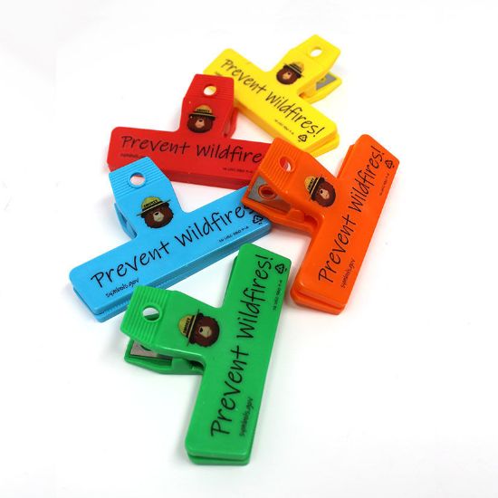 Picture of Smokey Bear Emoji Chip Clips (Temporarily Out of Stock)