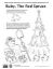 Picture of 2022 Capitol Christmas Tree Coloring Sheet #3