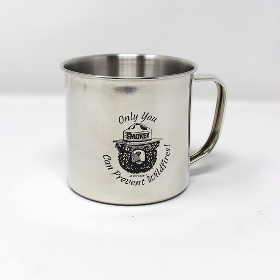 Picture of Smokey Bear Camping Cup (stainless steel) (Due back in stock 10/31/2024)