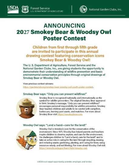 Picture of 2027 Smokey Bear & Woodsy Owl Poster Contest